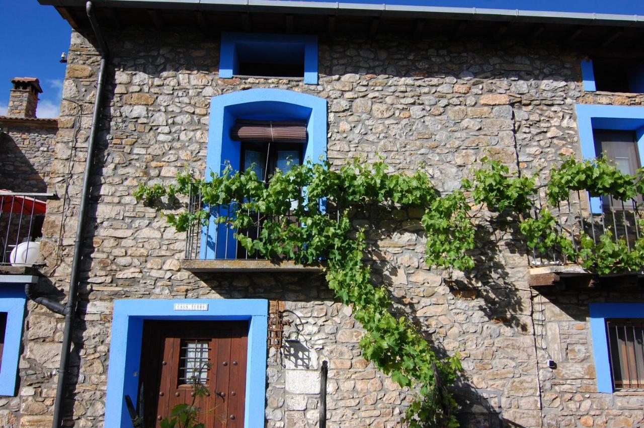 Apartamento El Fenal De Turmo Casa Rural "El Capricho De Nieves" Laspuña Eksteriør bilde